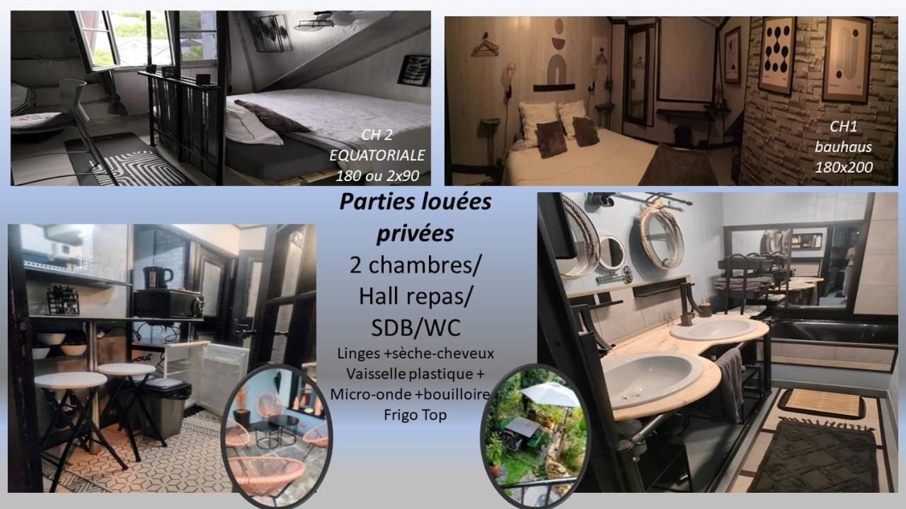 טול 2Ch 4Pers Matelas M De Forme Kitchenette Sdb Wc Au Calme Cote Jardin מראה חיצוני תמונה